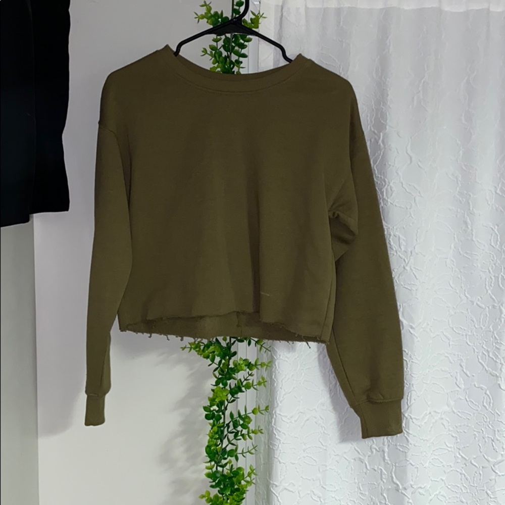 Cropped sweatshirt